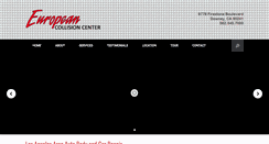 Desktop Screenshot of eurocollisioncenter.com